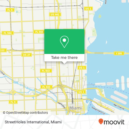 Mapa de StreetHoles International