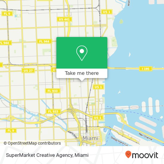 Mapa de SuperMarket Creative Agency