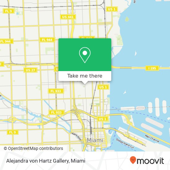 Alejandra von Hartz Gallery map