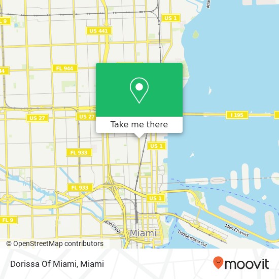 Mapa de Dorissa Of Miami