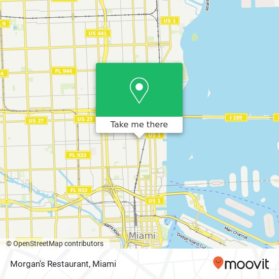 Morgan's Restaurant map