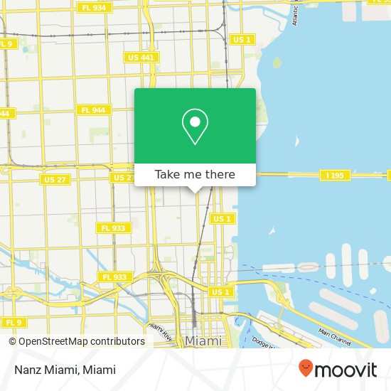 Nanz Miami map