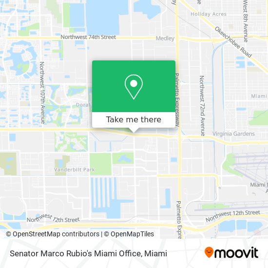 Mapa de Senator Marco Rubio's Miami Office