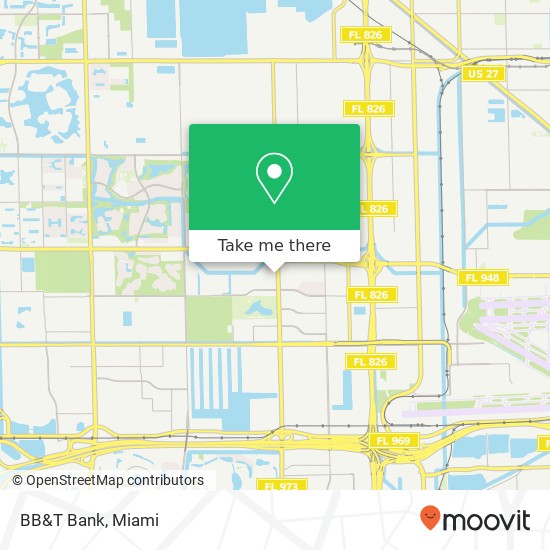 BB&T Bank map