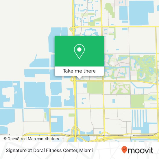 Mapa de Signature at Doral Fitness Center