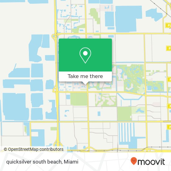 Mapa de quicksilver south beach