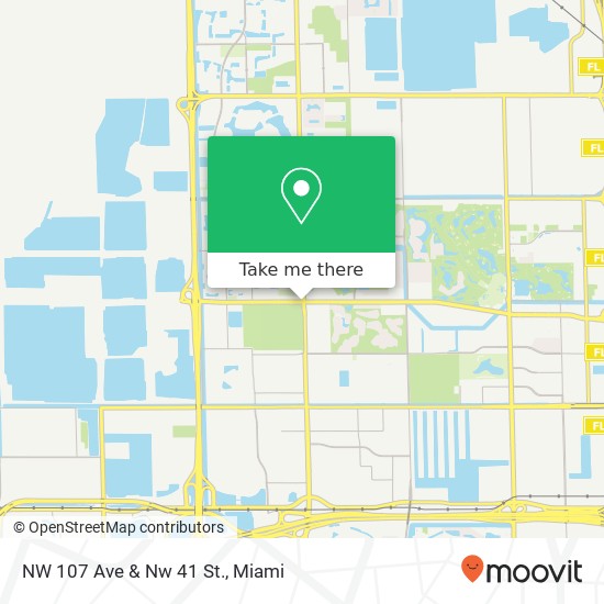 NW 107 Ave & Nw 41 St. map