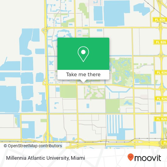 Mapa de Millennia Atlantic University