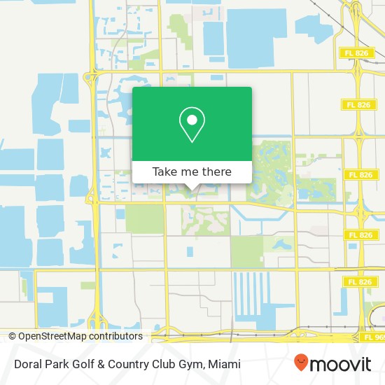 Mapa de Doral Park Golf & Country Club Gym