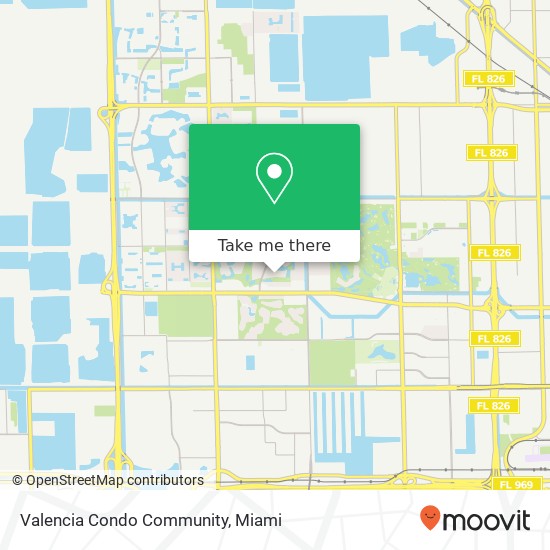 Mapa de Valencia Condo Community