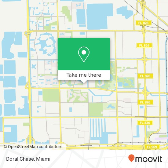 Doral Chase map