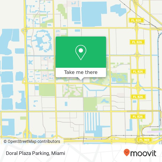 Doral Plaza Parking map