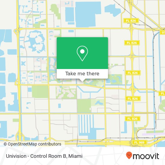 Mapa de Univision - Control Room B