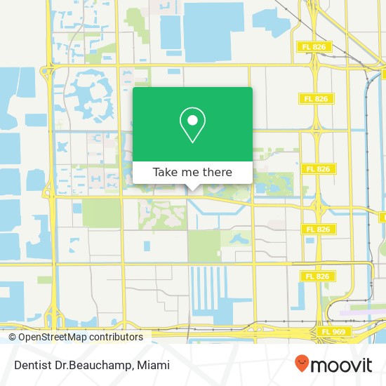 Dentist Dr.Beauchamp map