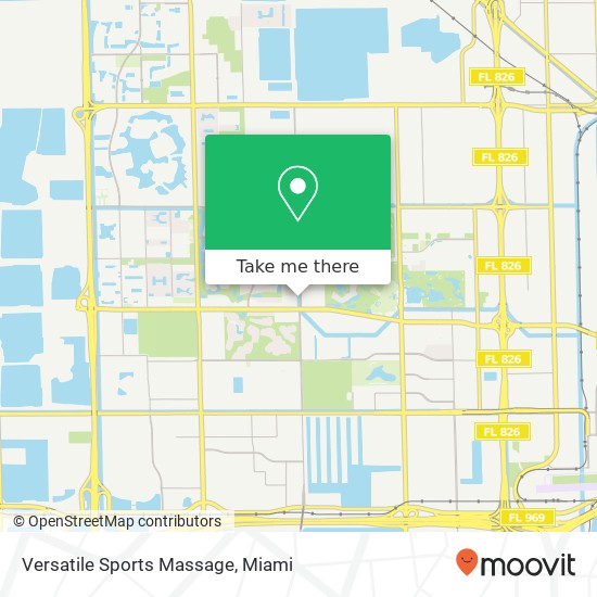 Mapa de Versatile Sports Massage
