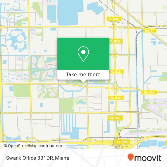 Mapa de Swank Office 331DR