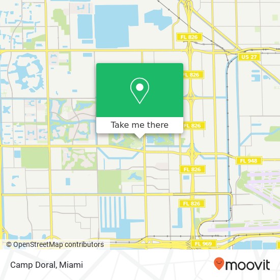 Camp Doral map