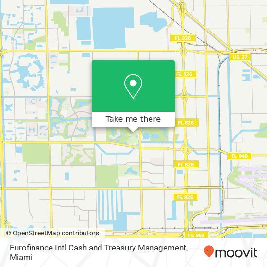 Eurofinance Intl Cash and Treasury Management map