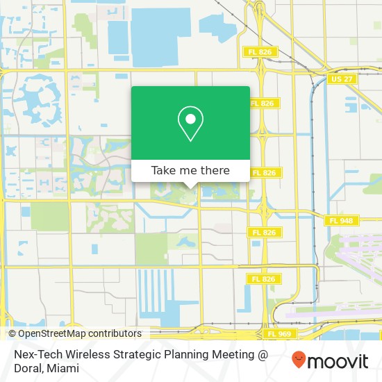 Mapa de Nex-Tech Wireless Strategic Planning Meeting @ Doral