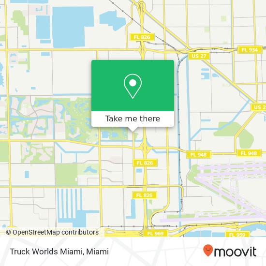 Truck Worlds Miami map