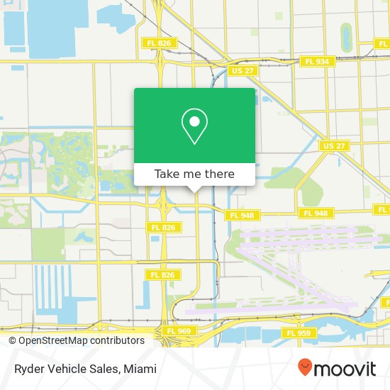 Ryder Vehicle Sales map