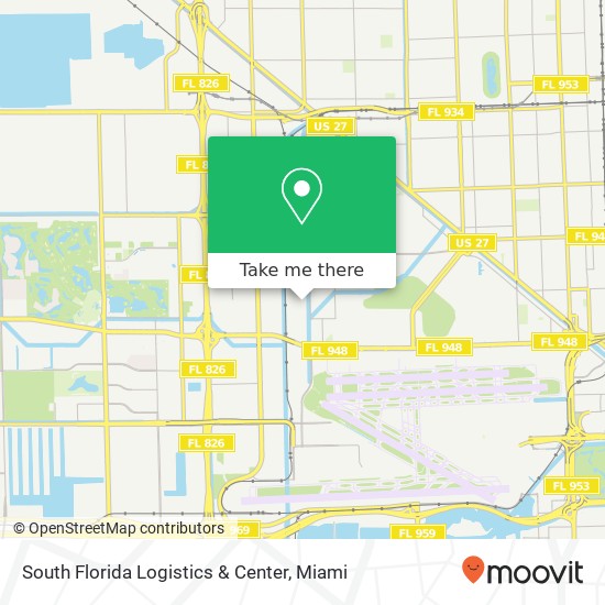 South Florida Logistics & Center map
