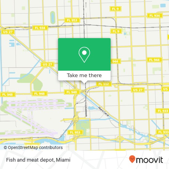 Fish and meat depot map