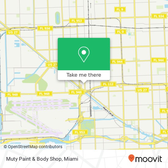 Muty Paint & Body Shop map