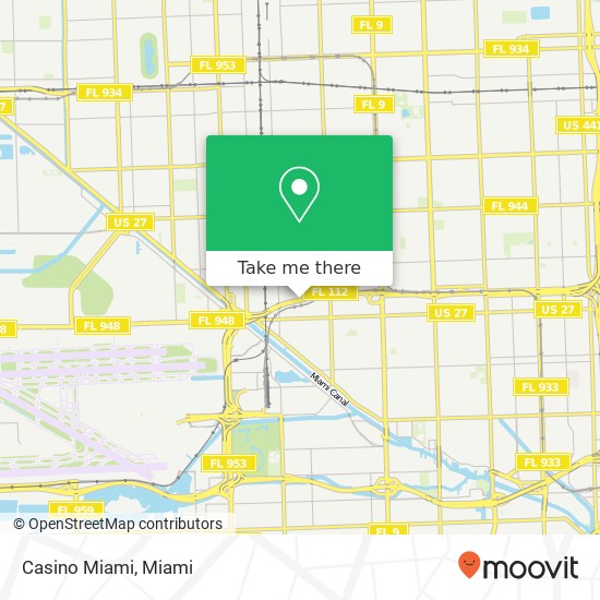 Casino Miami map