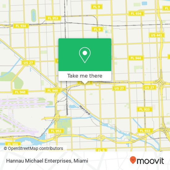Mapa de Hannau Michael Enterprises
