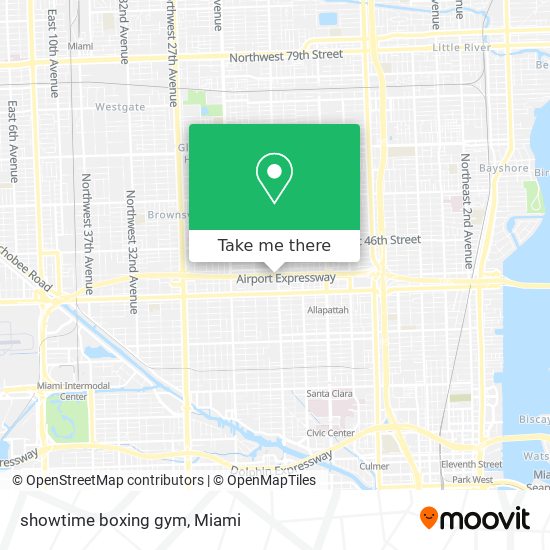 showtime boxing gym map