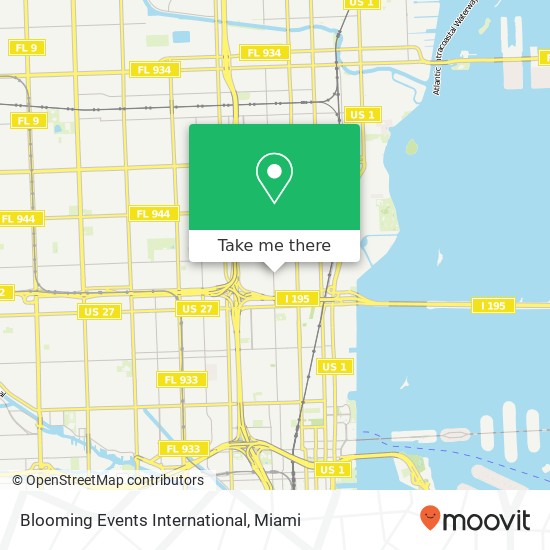 Blooming Events International map