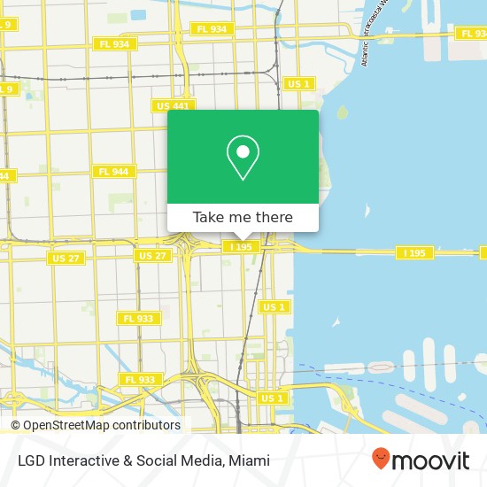 LGD Interactive & Social Media map