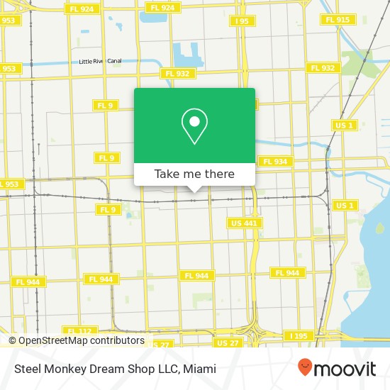 Steel Monkey Dream Shop LLC map