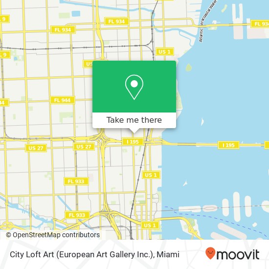 Mapa de City Loft Art (European Art Gallery Inc.)