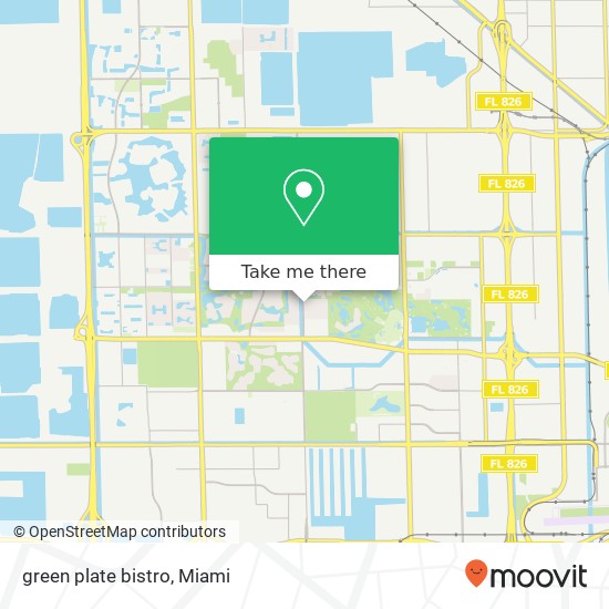 green plate bistro map
