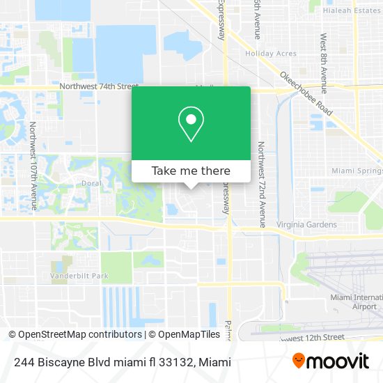 244 Biscayne Blvd miami fl 33132 map