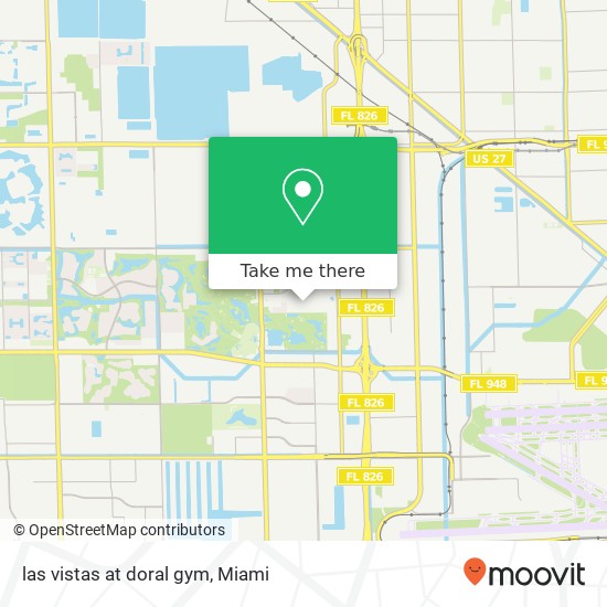 las vistas at doral gym map