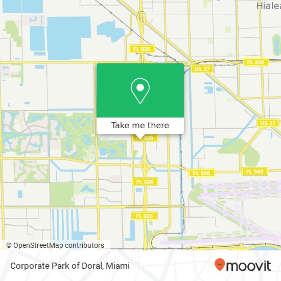 Mapa de Corporate Park of Doral