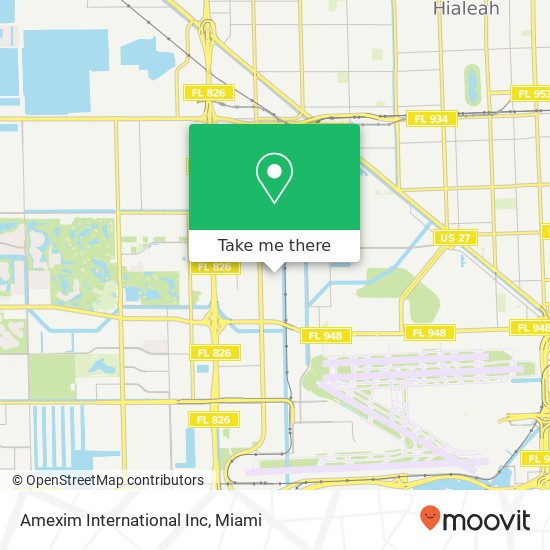 Amexim International Inc map