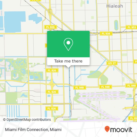 Mapa de Miami Film Connection