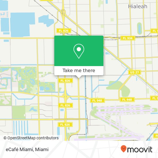 eCafé Miami map