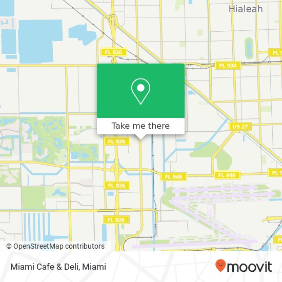 Mapa de Miami Cafe & Deli