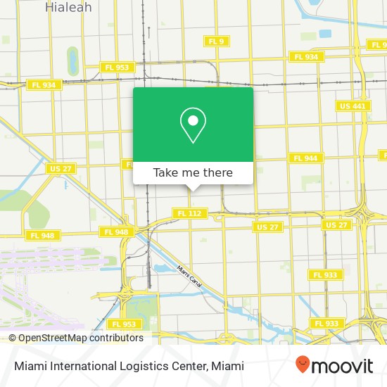 Miami International Logistics Center map