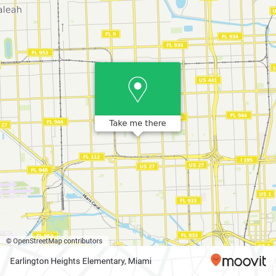 Mapa de Earlington Heights Elementary