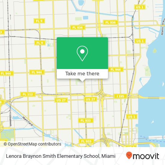 Lenora Braynon Smith Elementary School map