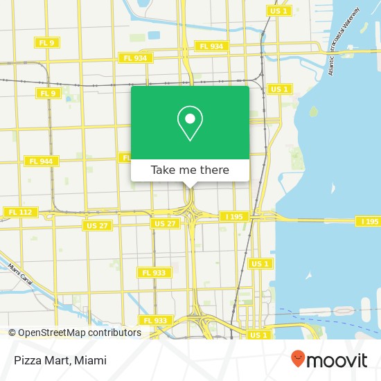 Pizza Mart map