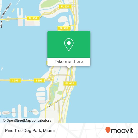 Mapa de Pine Tree Dog Park