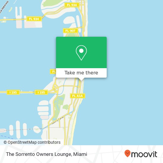 The Sorrento Owners Lounge map