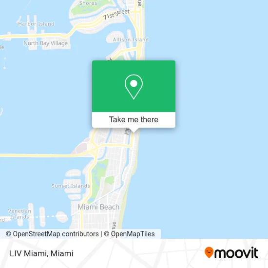 LIV Miami map